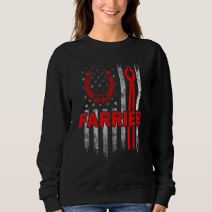 Sweatshirt Farrier Horseshoe Hoof Trimming Equine Shoeing 38