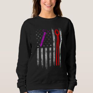 Sweatshirt Farrier Horseshoe Hoof Trimming Equine Shoeing 85