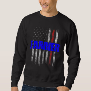 Sweatshirt Farrier Horseshoe Hoof Trimming Equine Shoeing 90
