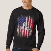 Sweatshirt Farrier Horseshoe Hoof Trimming Equine Shoing 7 (Devant)