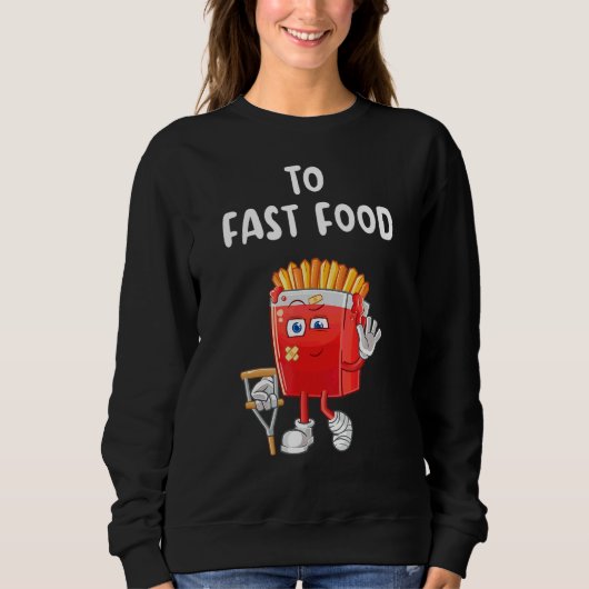 Sweatshirt Fast Food Fries (Devant)