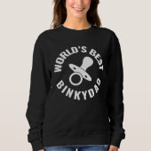 Sweatshirt Father s Binkydad World s Best with Pacifier (Devant)