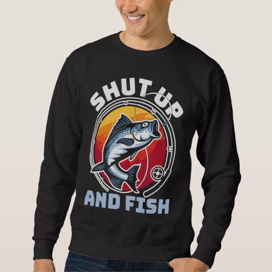 Sweatshirt Father's Day Fishing Fisherman  6 (Devant)