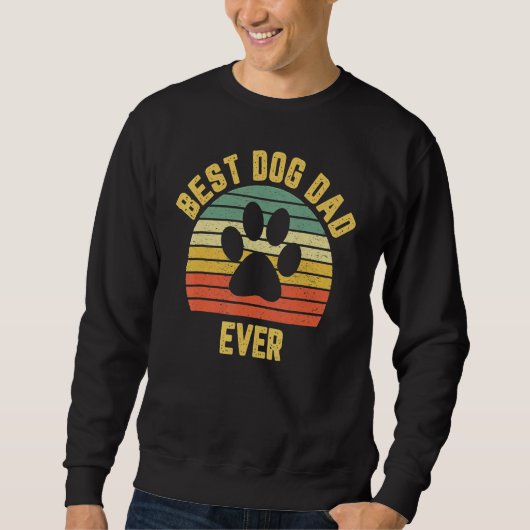 Sweatshirt Fathers Day For Dad Dog Dog Dad For Men (Devant)