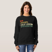 Sweatshirt Fathers day from Grandson toddler Dad Grandpa Grea (Devant entier)