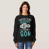 Sweatshirt Fathers Day Papa Best Dad Ever Fatherhood Daddy  3 (Devant entier)