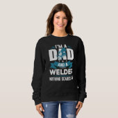 Sweatshirt Father's Day USA Patriotic Welder Dad (Devant entier)