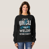 Sweatshirt Father's Day  USA Patriotic Welder Uncle (Devant entier)