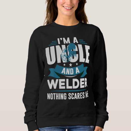 Sweatshirt Father's Day  USA Patriotic Welder Uncle (Devant)