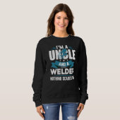 Sweatshirt Father's Day  USA Patriotic Welder Uncle (Devant entier)