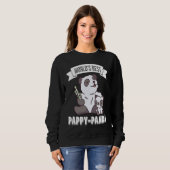 Sweatshirt Father's Day  Worlds Best Pappy Panda (Devant entier)