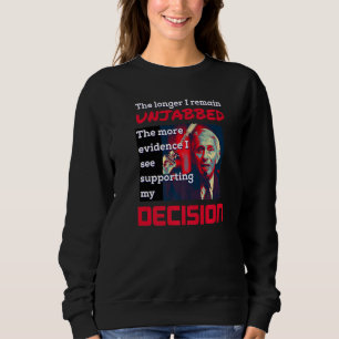 Sweatshirt Fauci Liar Craindre Vintage rétro Sarcastique répu