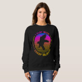 Sweatshirt Fauconnerie Chasse Je Joue Avec Des Objets Trancha (Devant entier)