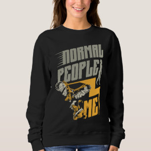 Sweatshirt Fauconnerie Ornithologie Ornithologue Fauconnier p