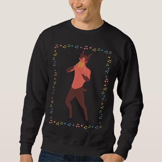 Sweatshirt Faun  Ancient Greece Music Roman Greek Mythology M (Devant)