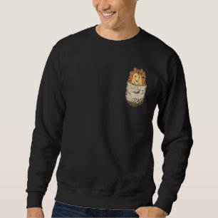 Sweatshirt Faune Animal Cute Pocket Forest Nature Hérisson