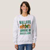 Sweatshirt Fausse MALLARD MAMA Strass (Devant entier)