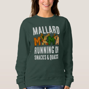 Sweatshirt Fausse Rhinestone MALLARD MAMA