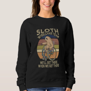 Sweatshirt Fauteuil Roulant Dire Humour Handicap Personnes Sl