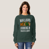 Sweatshirt Faux Rhinestone MALLARD MAMA (Devant entier)