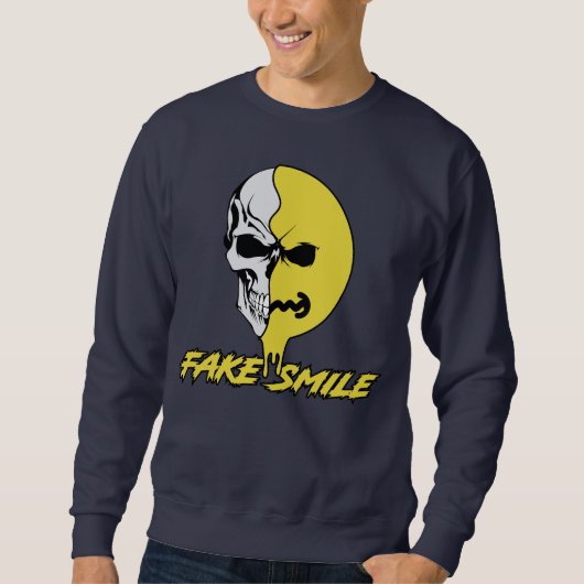 Sweatshirt Faux sourire (Devant)