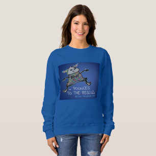 Sweatshirt FAXY SuperHero Blue Sky Pounce ©2020Annabelle Ech