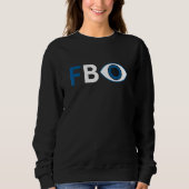 Sweatshirt Fbi Fbeye American Intelligence Surveillance Eye (Devant)