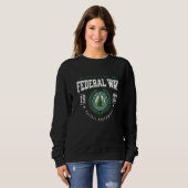 Sweatshirt Federal Way Washington State Pine Tree WA Souvenir (Devant entier)