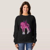 Sweatshirt Fée Pixie Fantastique Cheval Clydesdale (Devant entier)