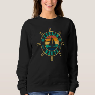 Sweatshirt Feelin Nauti Voilier Bateau Capitaine nautique