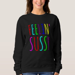 Sweatshirt Feelin Sussy Mobile Gamer Funny Sus Imposter Crew