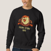 Sweatshirt Feeling Otterly Good Otter  Positivity Otter (Devant)