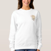 Sweatshirt Feline in Bloom (Devant)