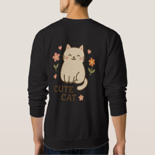 Sweatshirt Feline in Bloom
