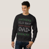 Sweatshirt FELIZ NAVI DAD drôle Noël (Devant entier)