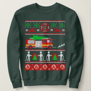 Sweatshirt Feliz Navi Papa Drôle Doux moche pour Noël
