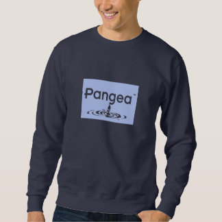 Sweatshirt felpa bleu de logo de pangea - customisé