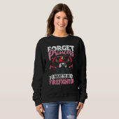 Sweatshirt Female Firefighter Fireman Apparel Firefighting fo (Devant entier)
