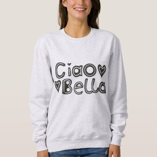 Sweatshirt féminine de Ciao Bella (Devant)