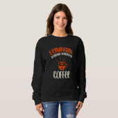 Sweatshirt Feminism Standard Schnauzer and Coffee Dog  Femini (Devant entier)