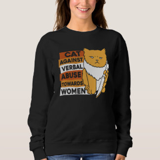 Sweatshirt Feminist Feline Equality Women s Rights  Feminism 