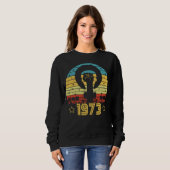 Sweatshirt Feminist Roe V Wade Rights 1973 (Devant entier)