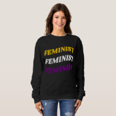 Sweatshirt féministe aux États-Unis (Devant entier)