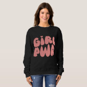 Sweatshirt Feministe du pouvoir féminin (Devant entier)