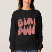 Sweatshirt Feministe du pouvoir féminin (Devant)
