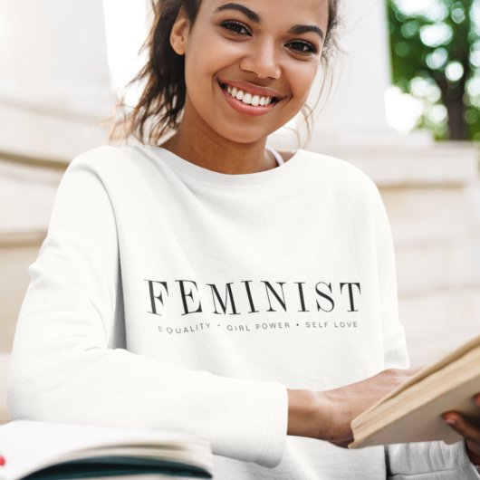 Sweatshirt Féministe | Egalité moderne Pouvoir des filles Amo