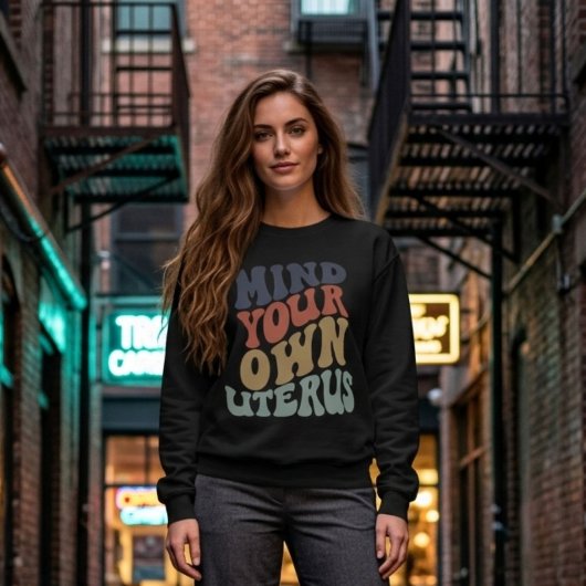 Sweatshirt Féministe Utérus À Vous