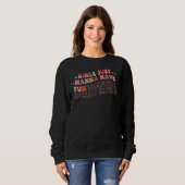 Sweatshirt Feminists Girls Just Wanna Have Fundamental Rights (Devant entier)
