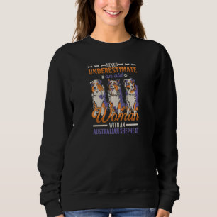 Sweatshirt Femme âgée avec une mère australienne de berger au