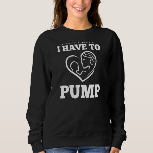 Sweatshirt Femme Allaitement Nouveau-Né Vapeur De Pompe De La